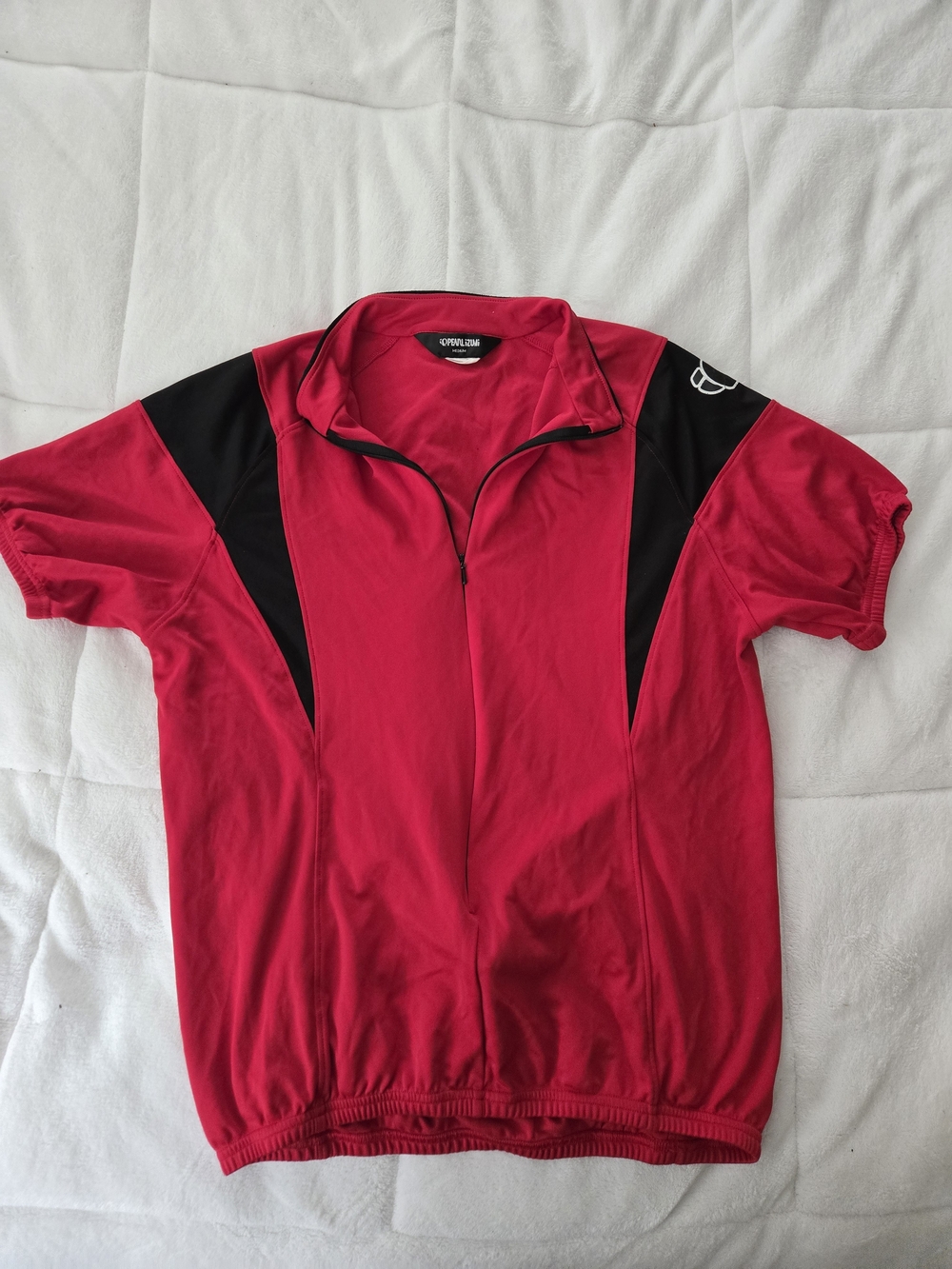 IQ pearl izumi Medium Cycling Shirt Sleeveless Red With Rear Pockets